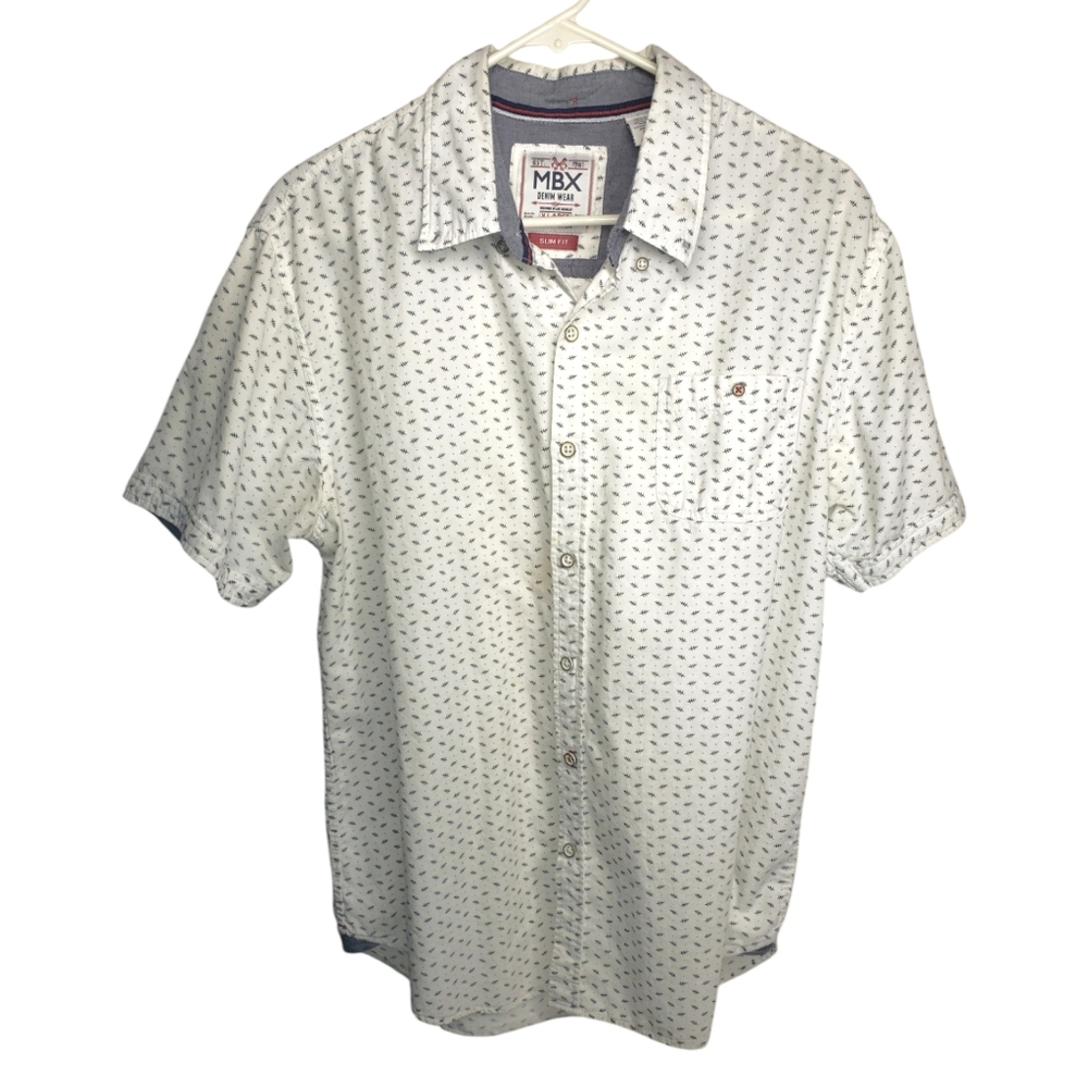 MBX Denim Wear Men Dress Shirt Size XL